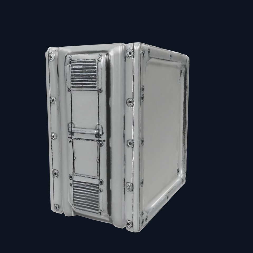 Industrial Metal Box Enclosure Model Pack
